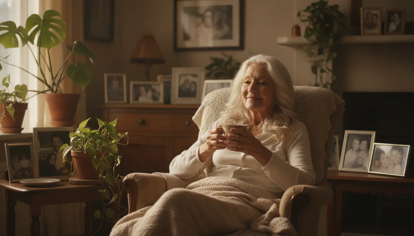 Adult daughter comparing home care and assisted living information with her mother in a Pennsylvania living room